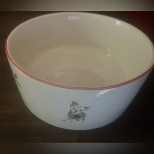 Ceramic Dog Bowl by beth briggs 2023 Christmas Edition